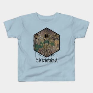 Esoteric Canberra - Vitruvian Man Kids T-Shirt